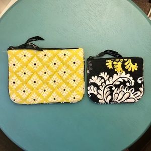 Vera Bradley NWOT 2 zip pouches